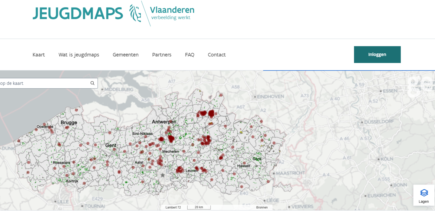 Jeugdmaps.be vernieuwd